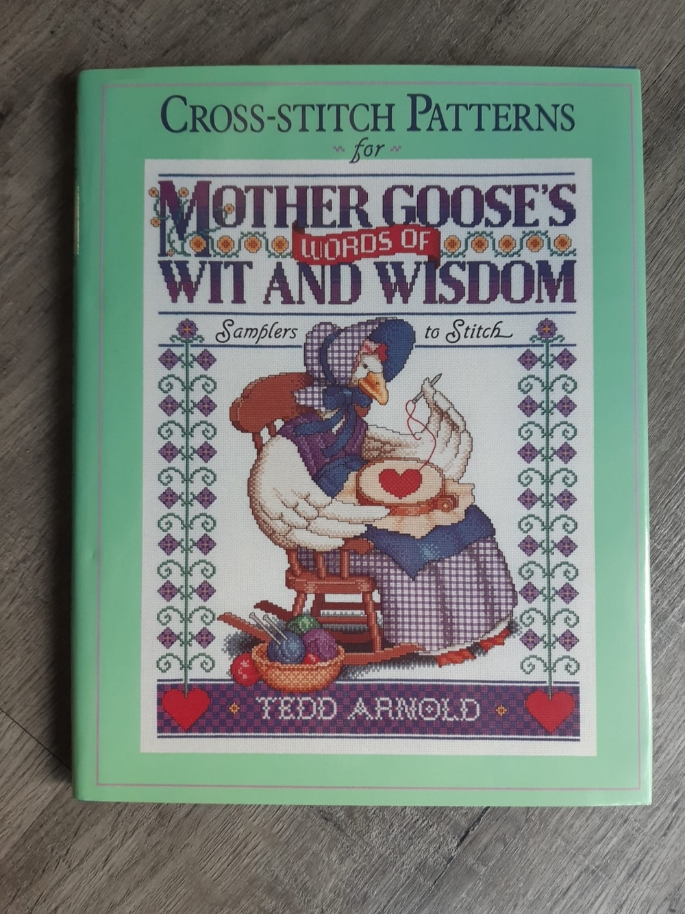 Cross-Stitch Patterns Book Mother Goose